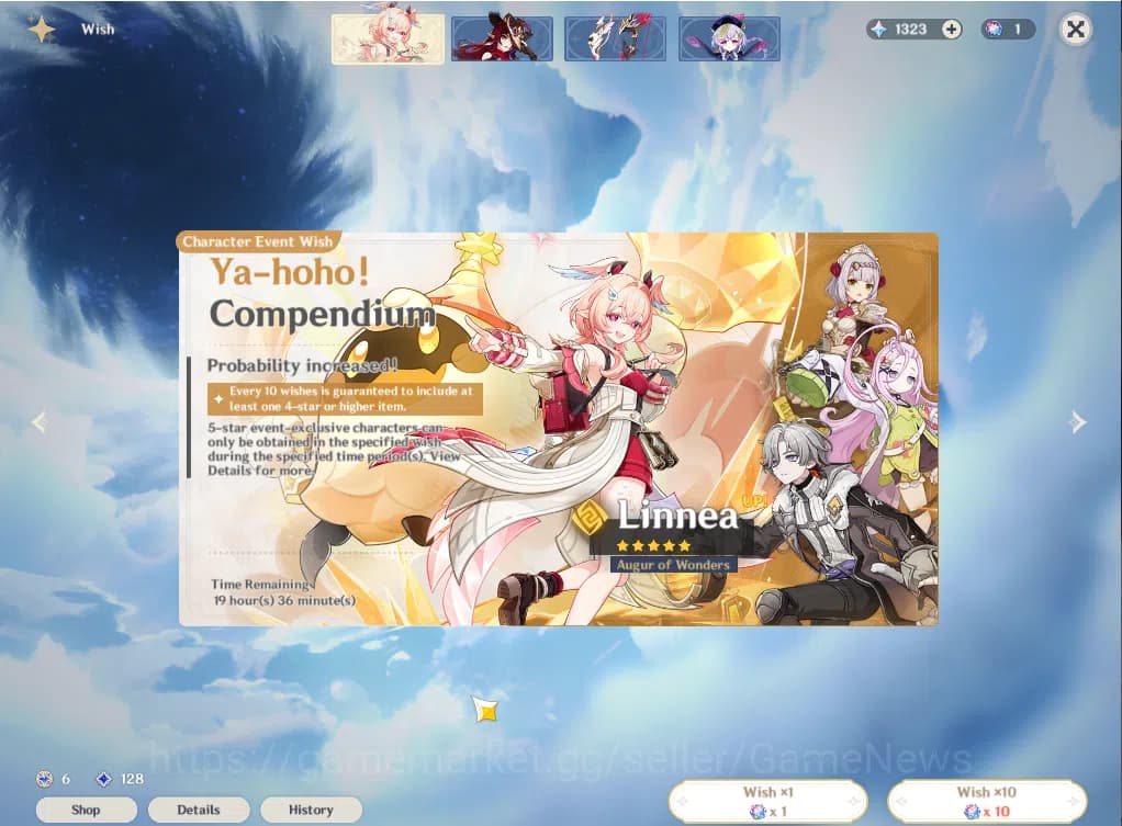 Genshin Impact Accounts ASIA|AR44|6 Limited+2(*4Character)|Furina,Raiden,Z image 11