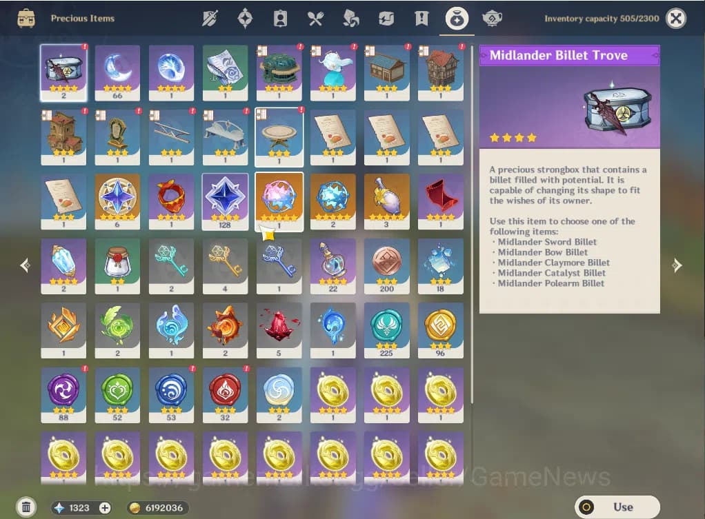 Genshin Impact Accounts ASIA|AR44|6 Limited+2(*4Character)|Furina,Raiden,Z image 9