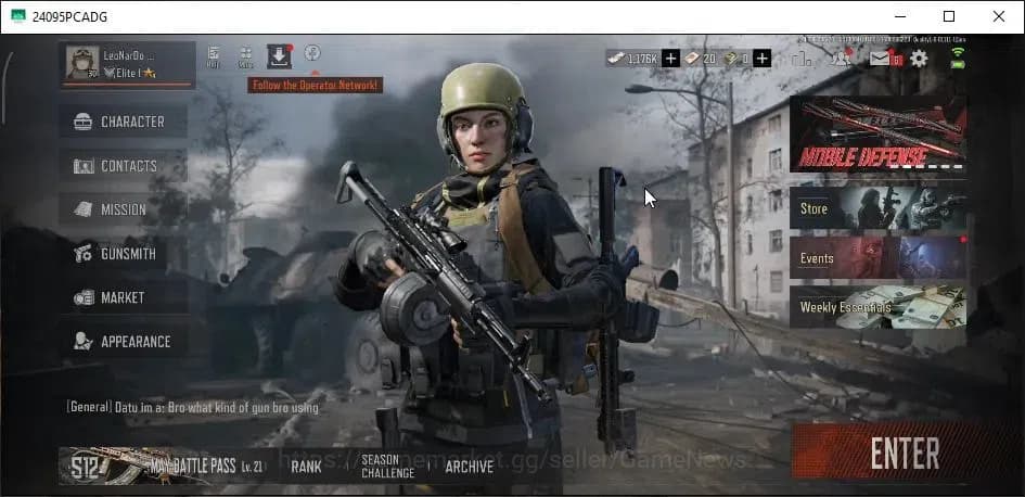 Arena Breakout Accounts MOBILE Lv30|SV 17M|CV 17M| Wire Set | AK 102 Graff image 1