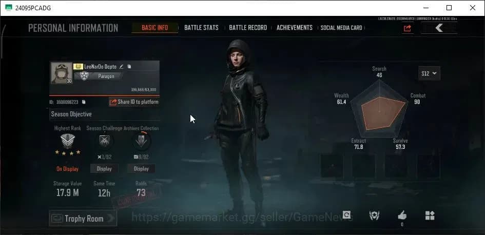 Arena Breakout Accounts MOBILE Lv30|SV 17M|CV 17M| Wire Set | AK 102 Graff image 2