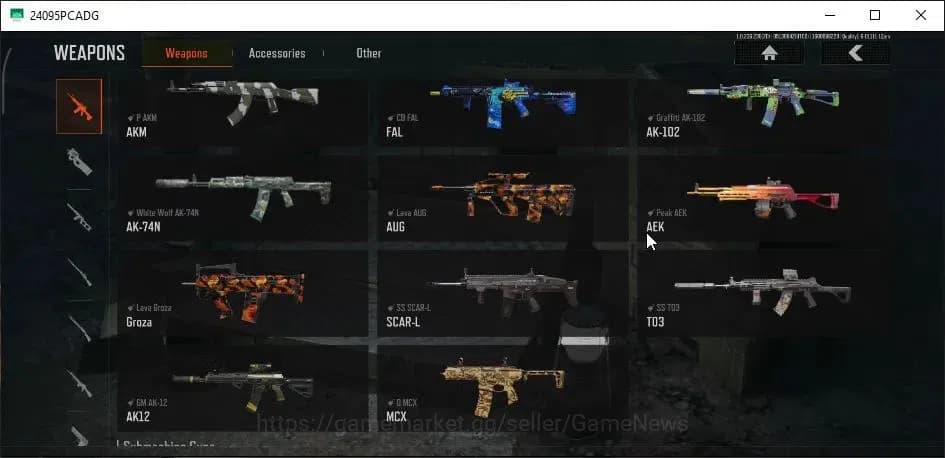 Arena Breakout Accounts MOBILE Lv30|SV 17M|CV 17M| Wire Set | AK 102 Graff image 5