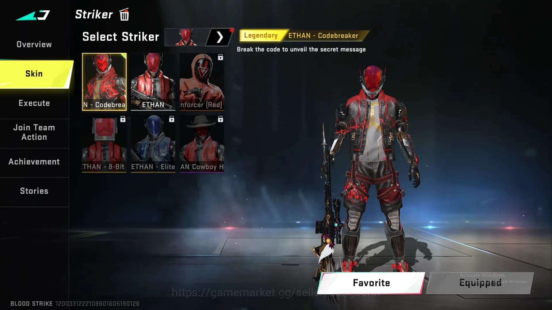 Blood Strike Accounts ASIA | ETERNAL Desert Eagle Scorpius|3 7DS: QBZ95, image 14