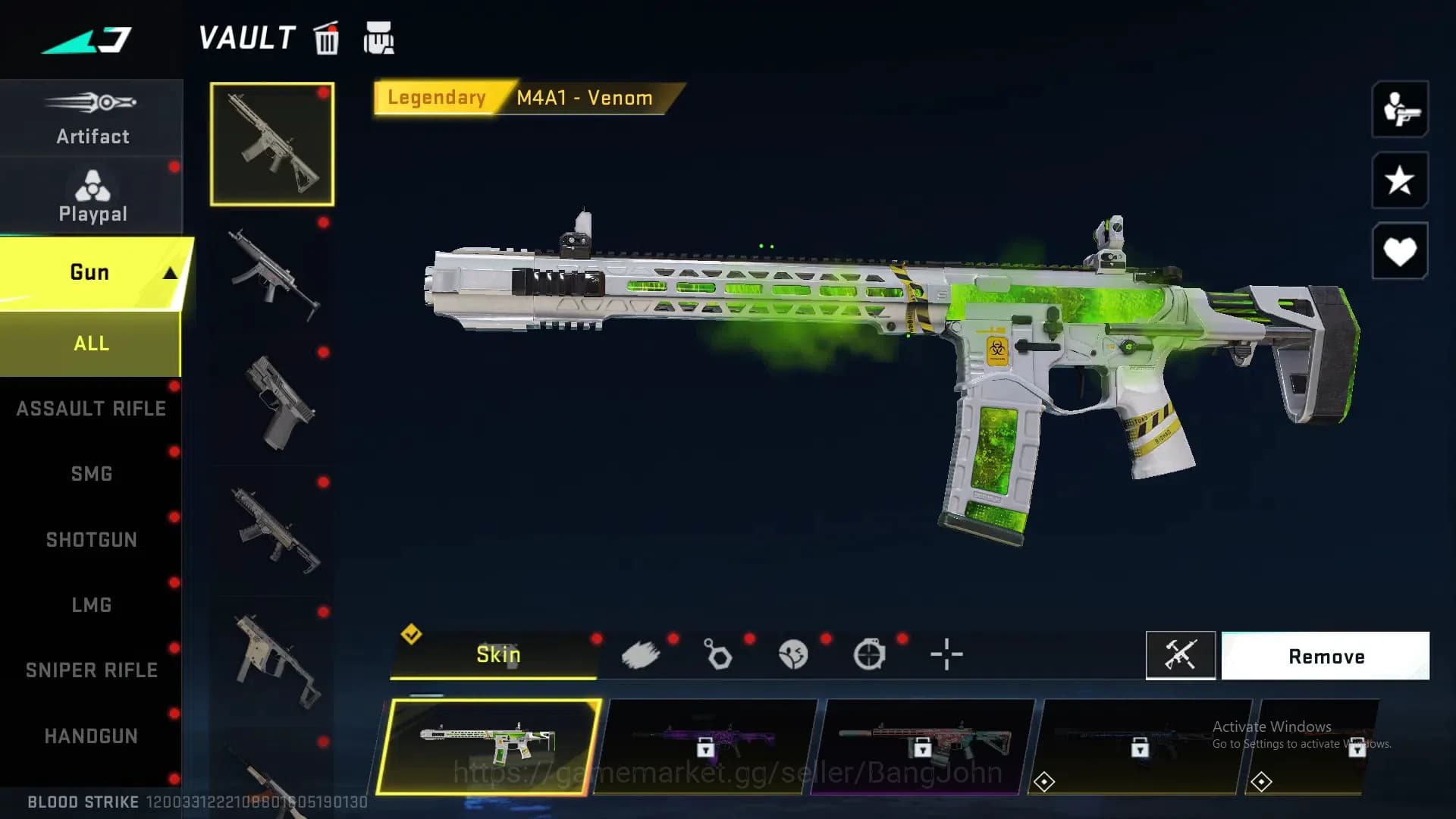 Blood Strike Accounts ASIA | ETERNAL Desert Eagle Scorpius|3 7DS: QBZ95, image 2