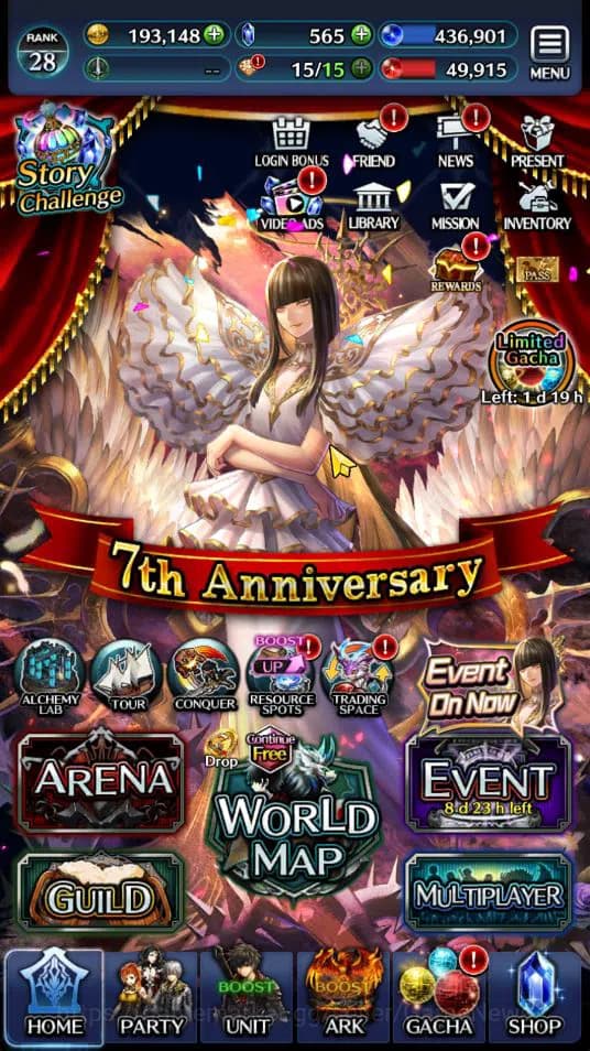 Last Cloudia Accounts GLOBAL|Rank 28|TopTierUnits [SM Sera,AOG Yuda,A Ro image 3