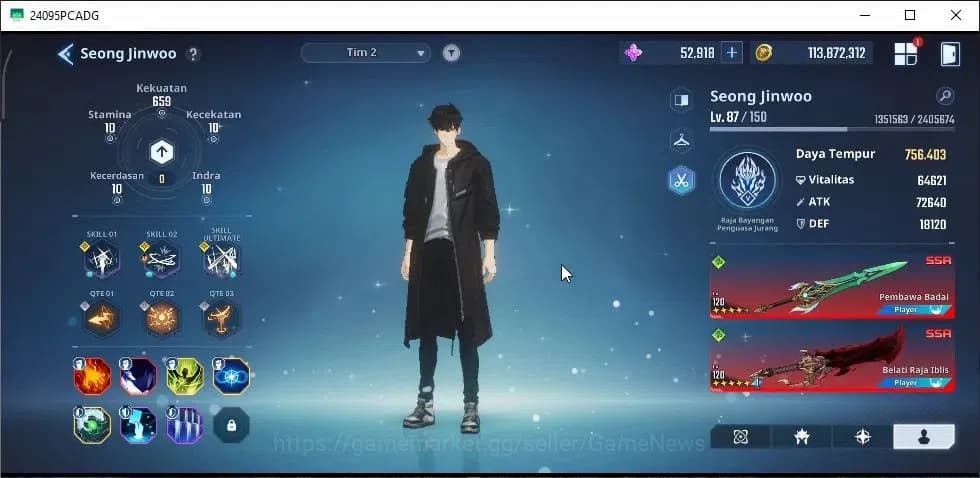 Solo Leveling: ARISE Accounts Lv87 2570M Pwr|LennartA7+SignA3,MartinezA8+SignA3, image 3