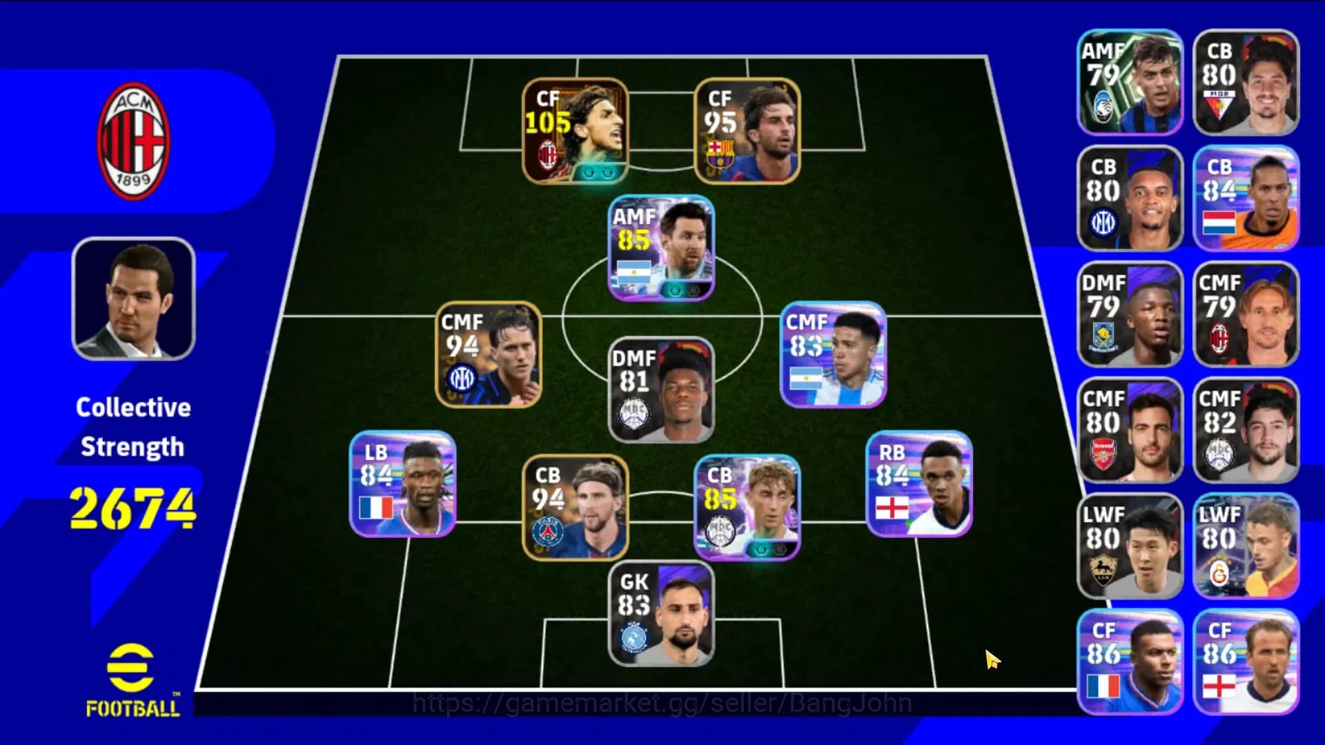 eFootball Accounts ANDROID | PW 2674 | Ibrahimovic BigTime,Dean Huijs image 4