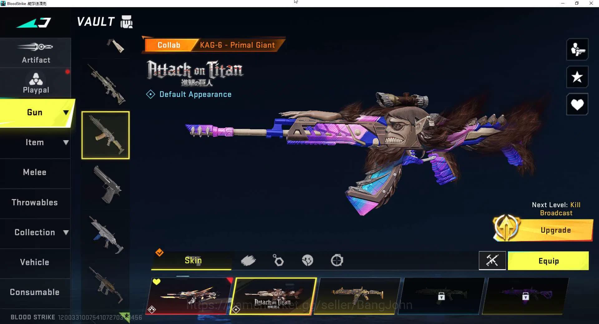 Blood Strike Accounts ASIA | Eternal Volt+Nova, Ultra Emma+Ethan,Collab image 11