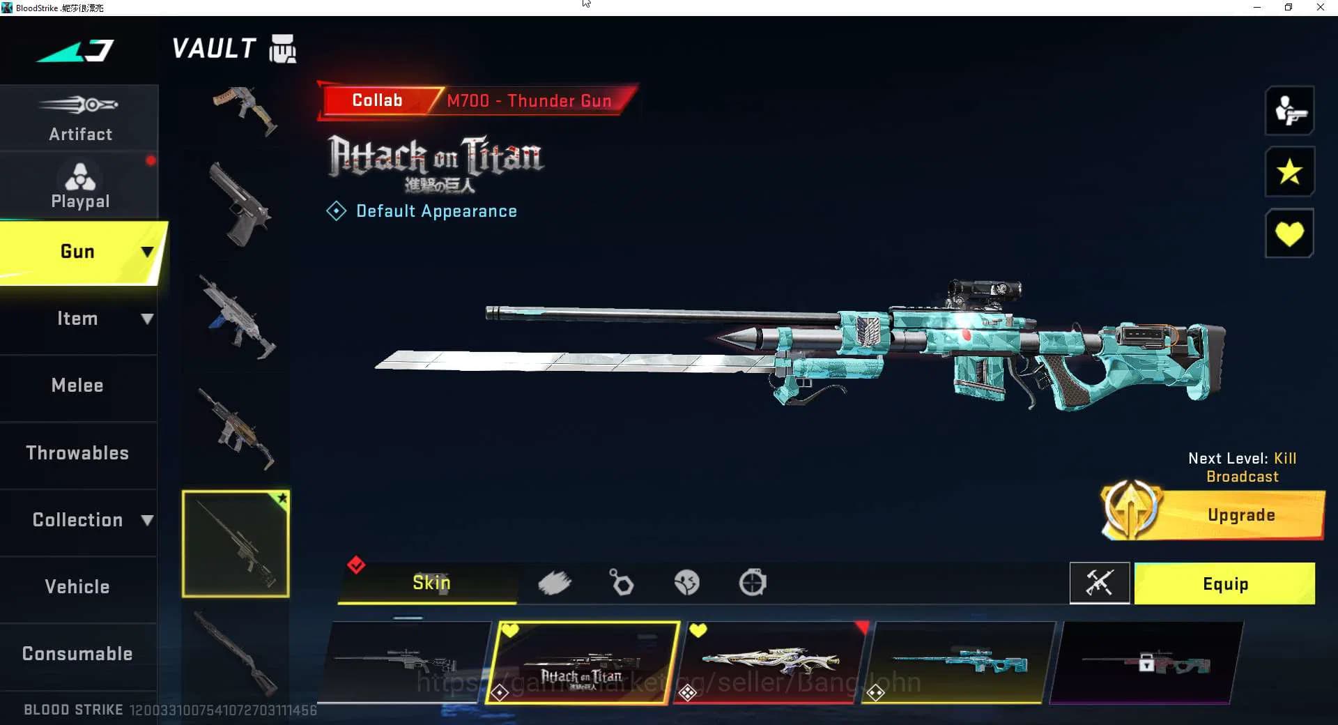 Blood Strike Accounts ASIA | Eternal Volt+Nova, Ultra Emma+Ethan,Collab image 13