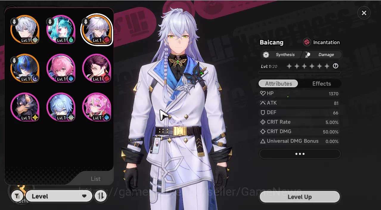 Neverness to Everness Accounts GLOBAL NA|HL 3| 2 SSR (Baicang,Daffodill)| 6 SR (M image 1