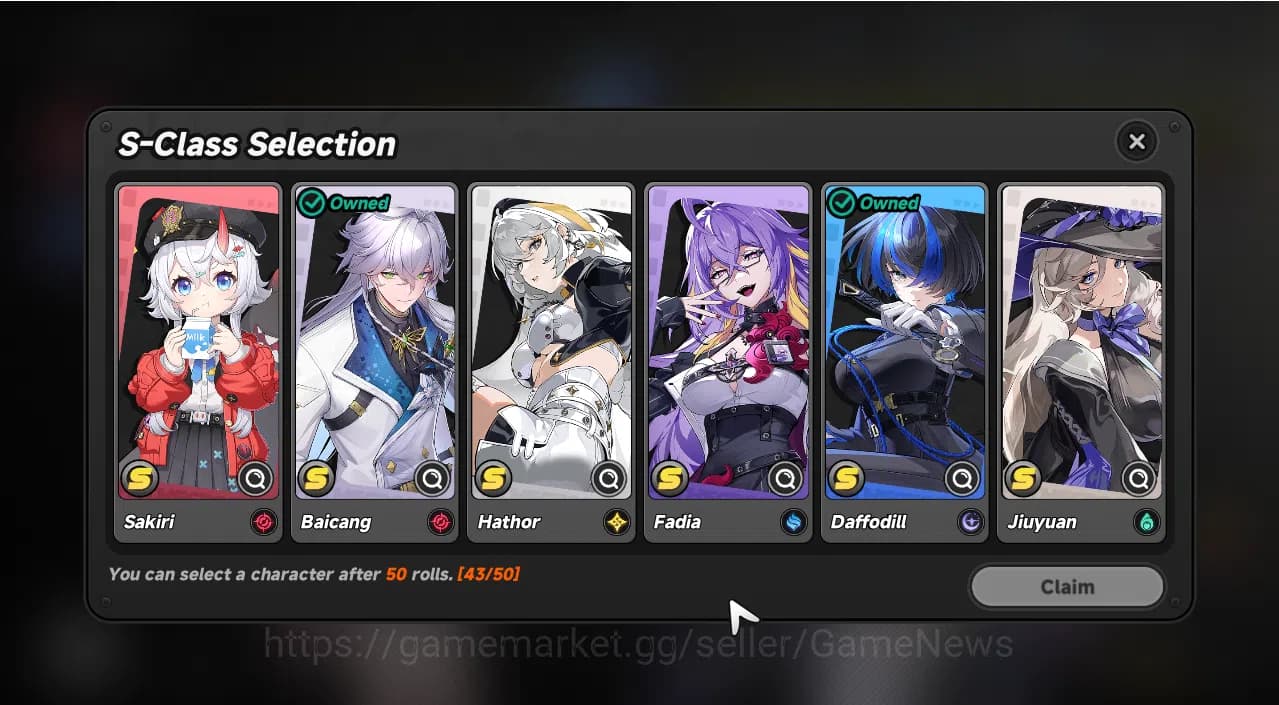 Neverness to Everness Accounts GLOBAL NA|HL 3| 2 SSR (Baicang,Daffodill)| 6 SR (M image 9