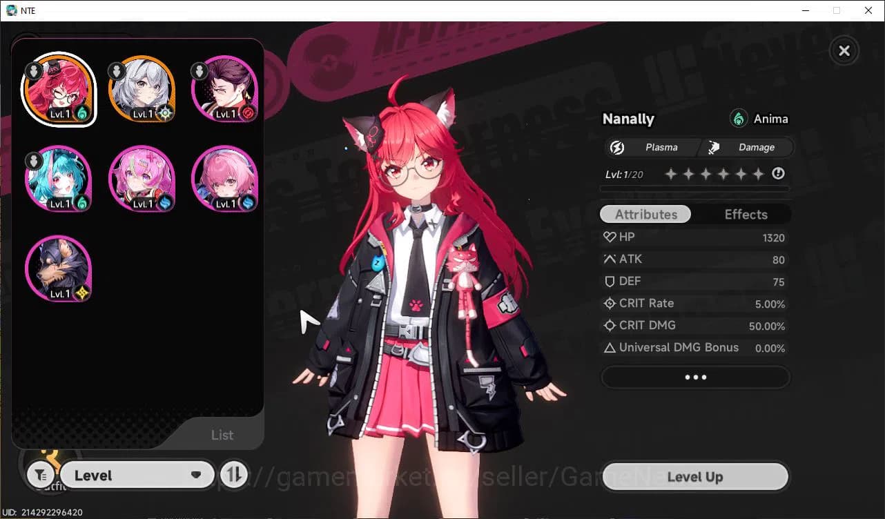 Neverness to Everness Accounts GLOBAL SEA|HL 3| 1 SSR Limited Nanally |5 SR Aurie image 1