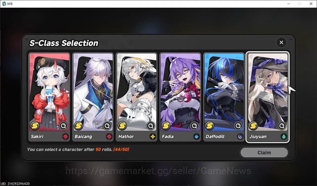 Neverness to Everness Accounts GLOBAL SEA|HL 3| 1 SSR Limited Nanally |5 SR Aurie image 4