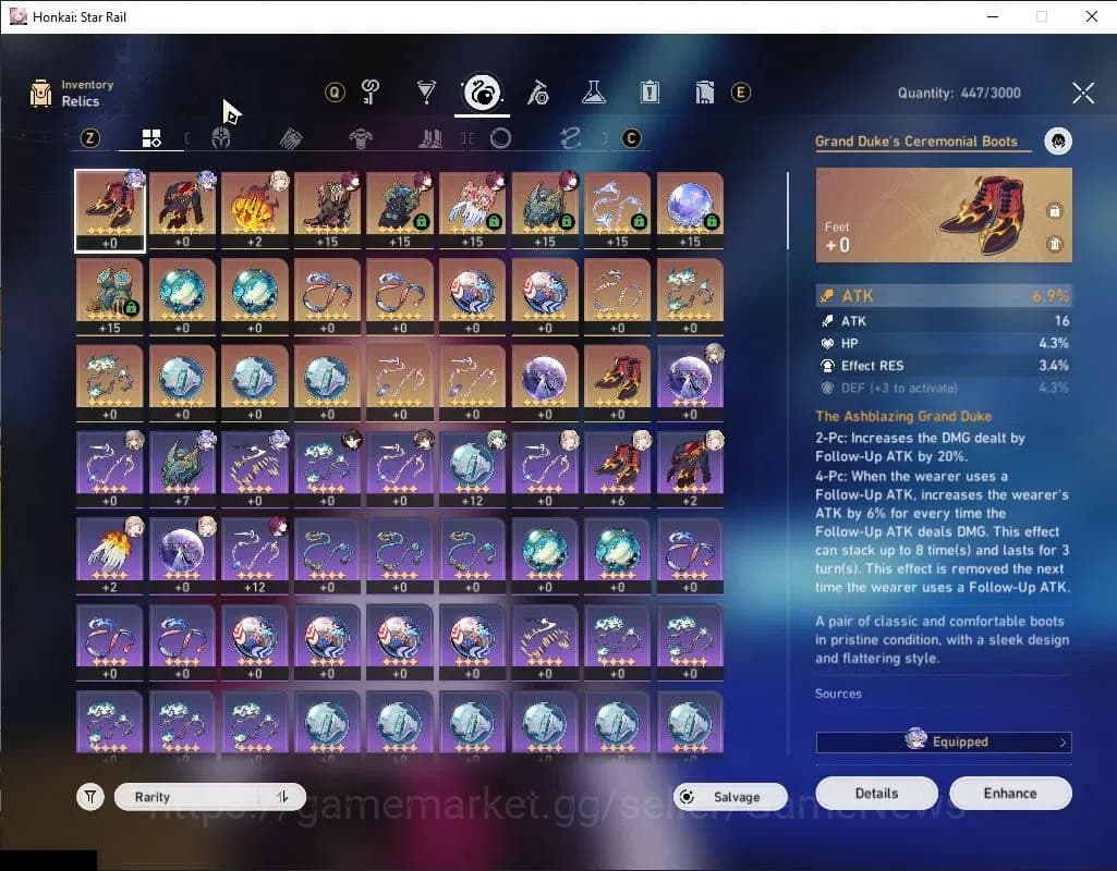 Honkai Star Rail Accounts Asia|TL 51|6 Limited|Kafka,Huohuo,Ruan Mei,Silver image 8