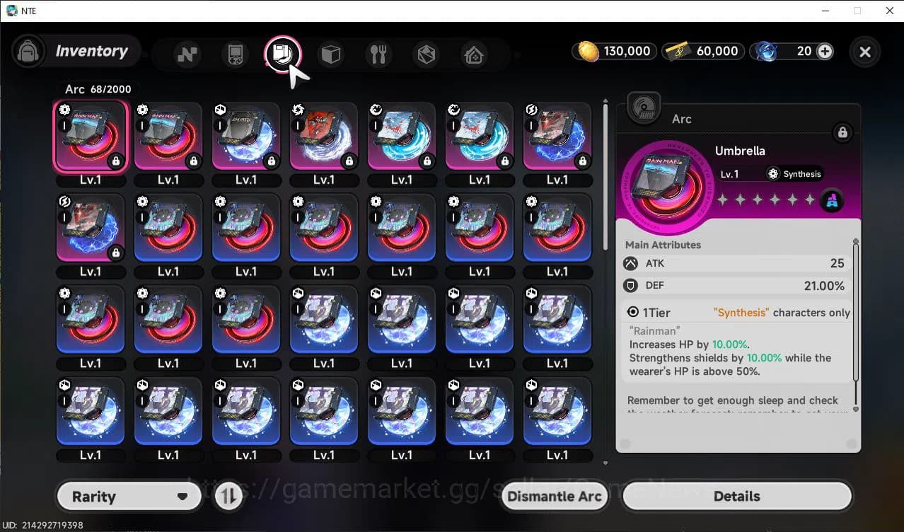 Neverness to Everness Accounts GLOBAL EU |HL 3| 1 SSR Limited Meta Nanally |4 SR image 6