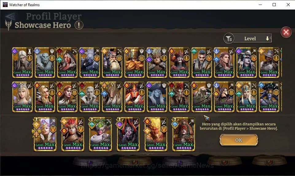 Watcher of Realms Accounts GLOBAL 50x|10,5M Power|16 Lord[IngridA5,PraetusA1, image 12