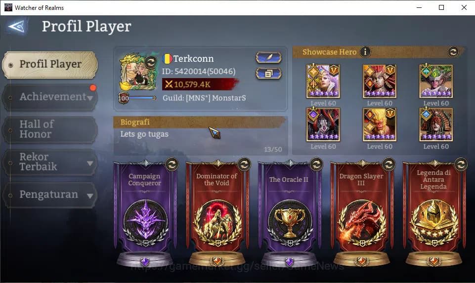 Watcher of Realms Accounts GLOBAL 50x|10,5M Power|16 Lord[IngridA5,PraetusA1, image 2