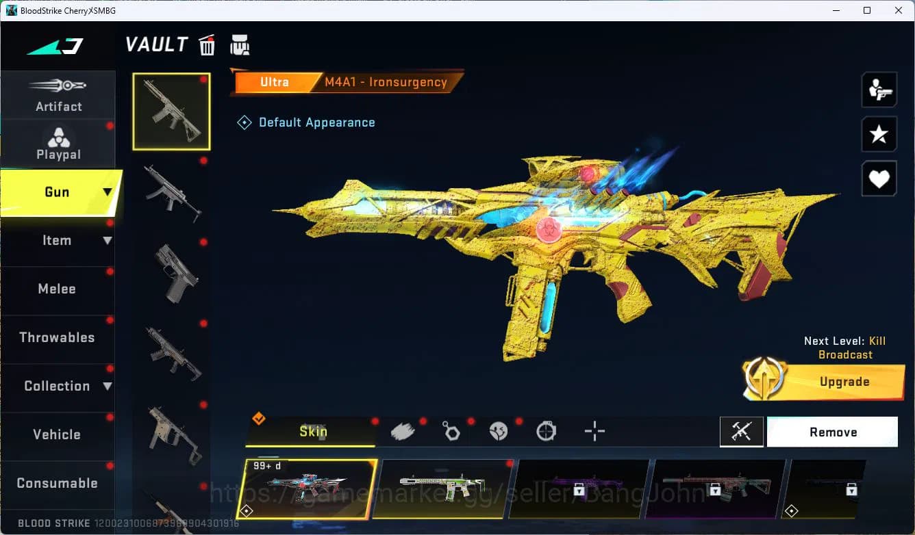 Blood Strike Accounts ASIA|ETERNAL=KATAR-JUDGMENT|COLLAB=MCX,SCAR,|LIMIT image 16