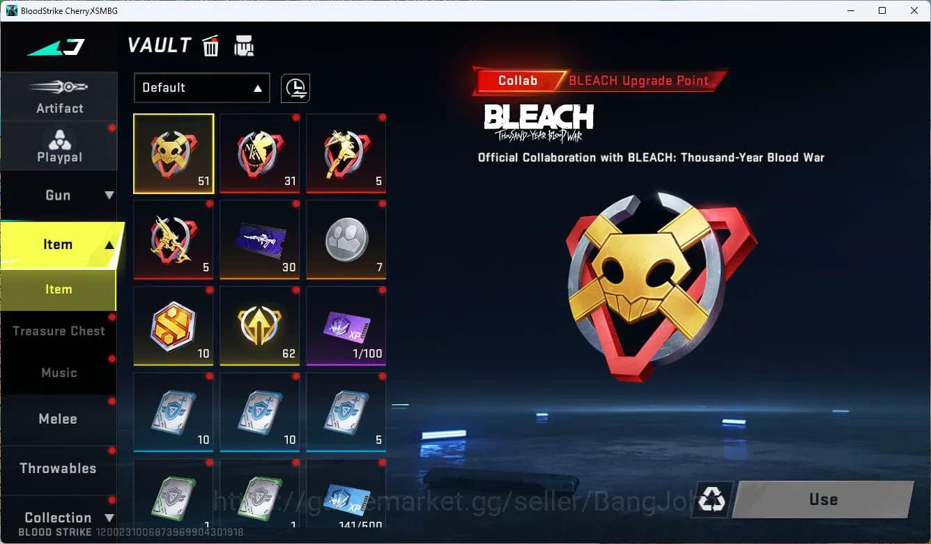 Blood Strike Accounts ASIA|ETERNAL=KATAR-JUDGMENT|COLLAB=MCX,SCAR,|LIMIT image 7