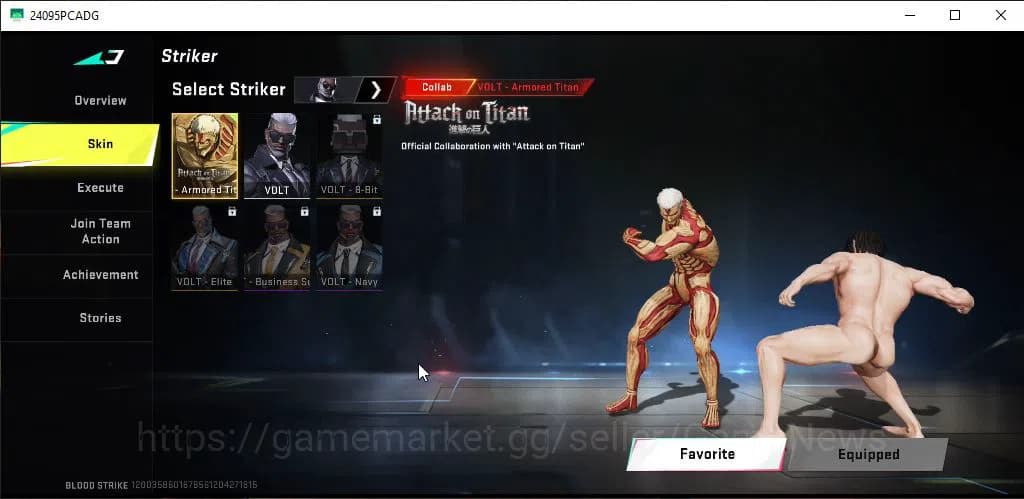 Blood Strike Accounts ASIA|MELE Dual Blades-Frozen Rebirth+Collab AOT(Mi image 2