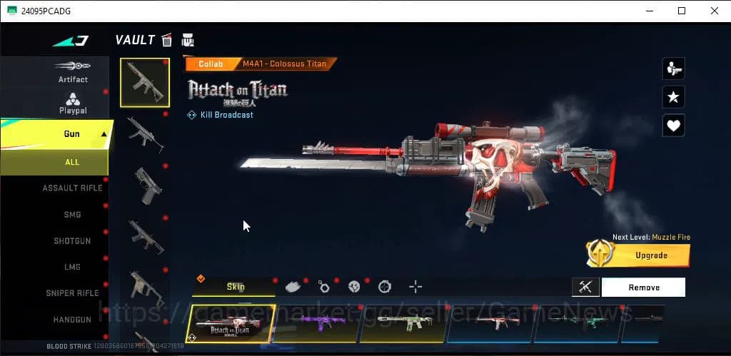 Blood Strike Accounts ASIA|MELE Dual Blades-Frozen Rebirth+Collab AOT(Mi image 7