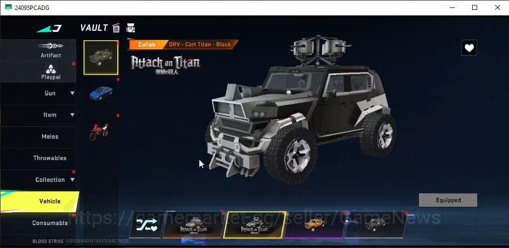 Blood Strike Accounts ASIA|MELE Dual Blades-Frozen Rebirth+Collab AOT(Mi image 8