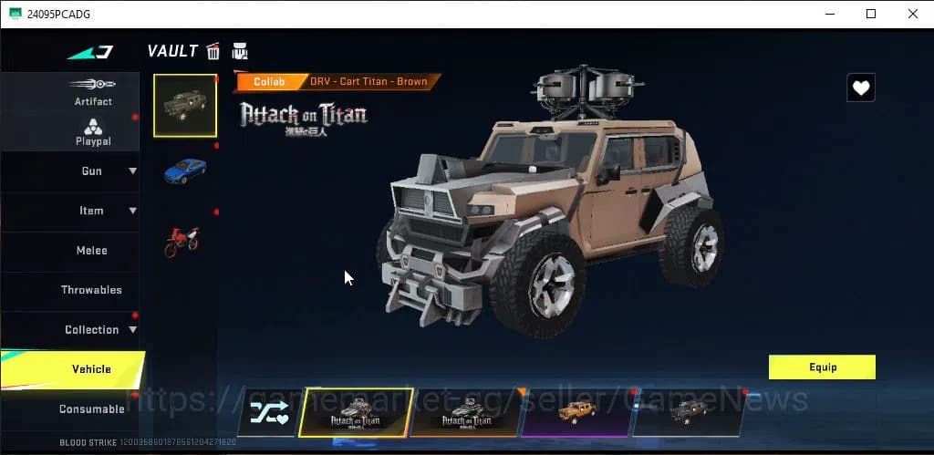 Blood Strike Accounts ASIA|MELE Dual Blades-Frozen Rebirth+Collab AOT(Mi image 9