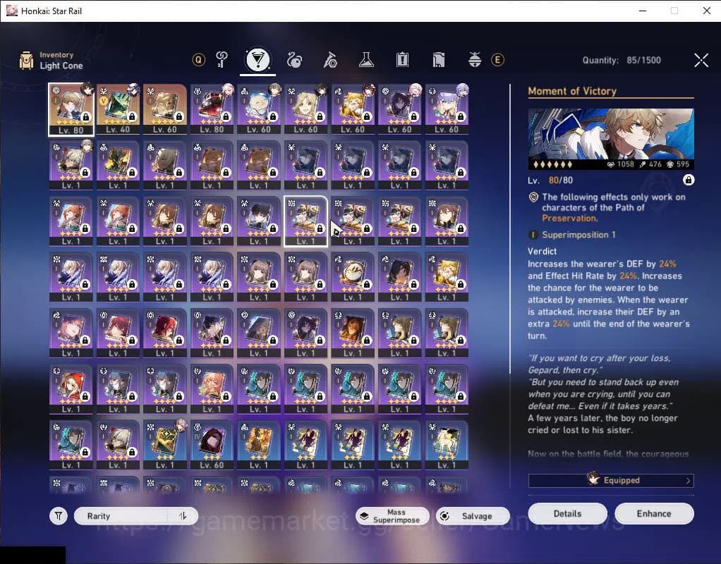 Honkai Star Rail Accounts ASIA|TL 63|1,3K SJ|5 Limited| Ashveil E4, Sparxie, image 8