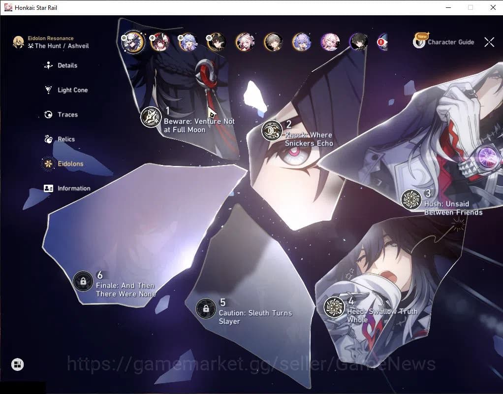 Honkai Star Rail Accounts ASIA|TL 63|1,3K SJ|5 Limited| Ashveil E4, Sparxie, image 9