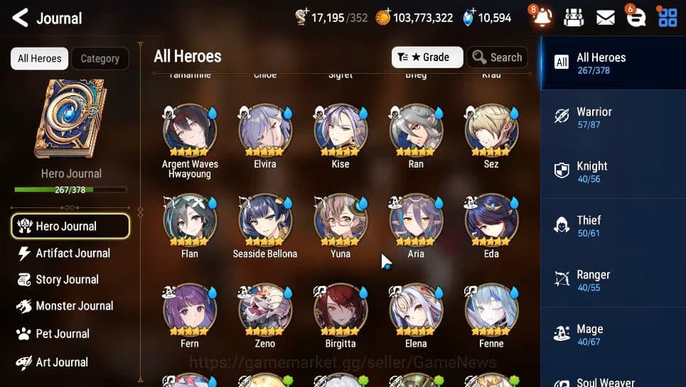 Epic Seven Accounts Global Verif|35 ML(SN Yulha,BArunka,LOTScales,Etc) image 11