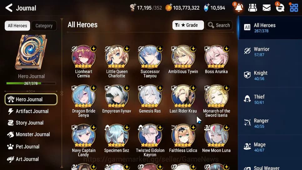 Epic Seven Accounts Global Verif|35 ML(SN Yulha,BArunka,LOTScales,Etc) image 6