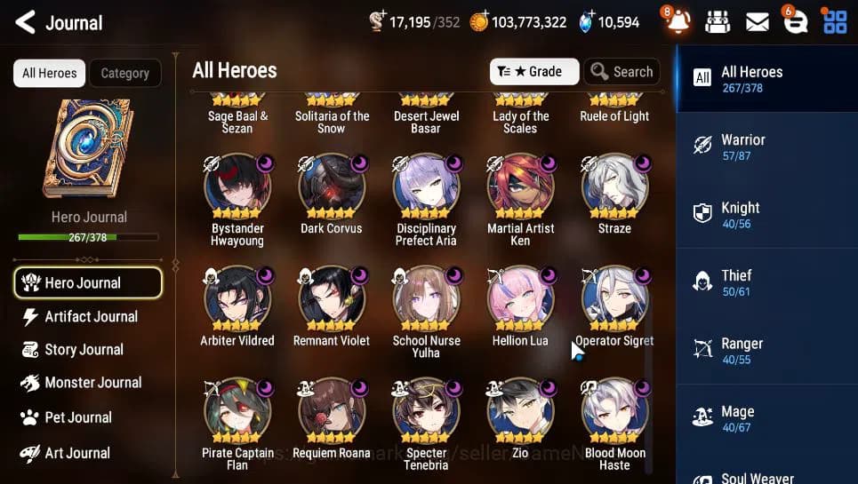 Epic Seven Accounts Global Verif|35 ML(SN Yulha,BArunka,LOTScales,Etc) image 8