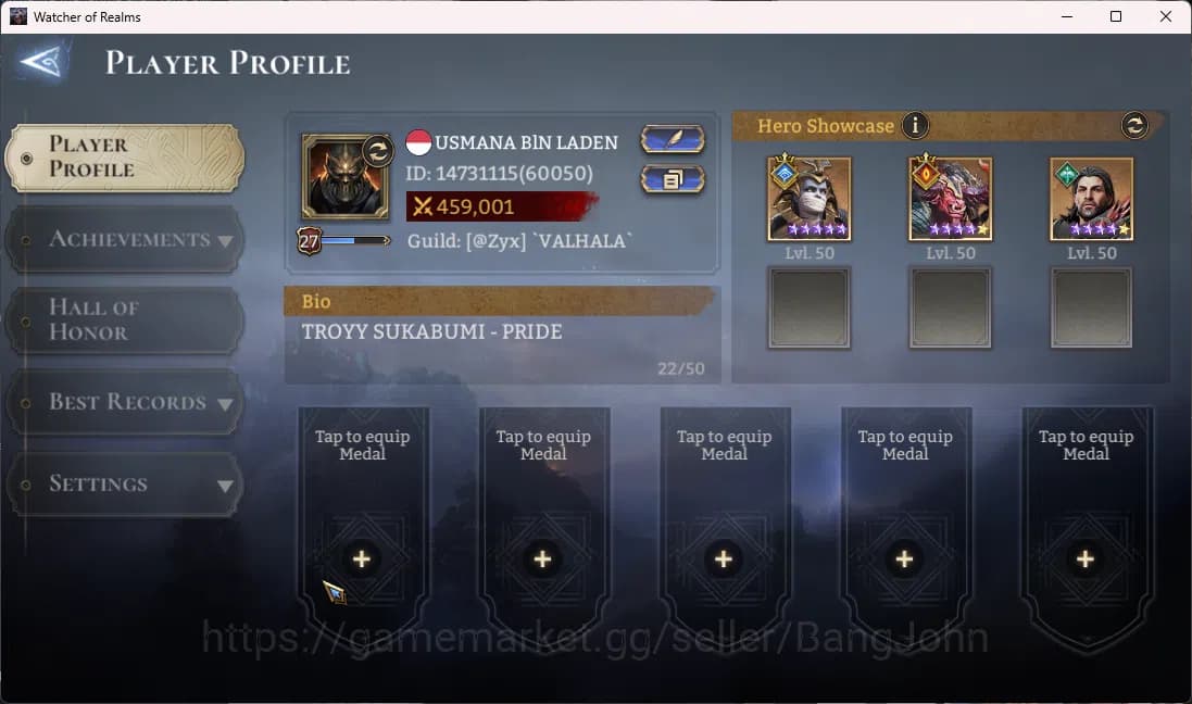 Watcher of Realms Accounts Starter Global 60xx|Power 450k|2 Lord(Venoma,Torod image 10