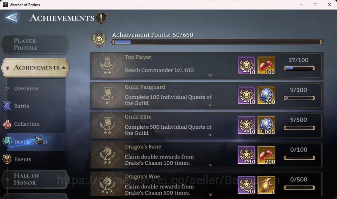 Watcher of Realms Accounts Starter Global 60xx|Power 450k|2 Lord(Venoma,Torod image 6