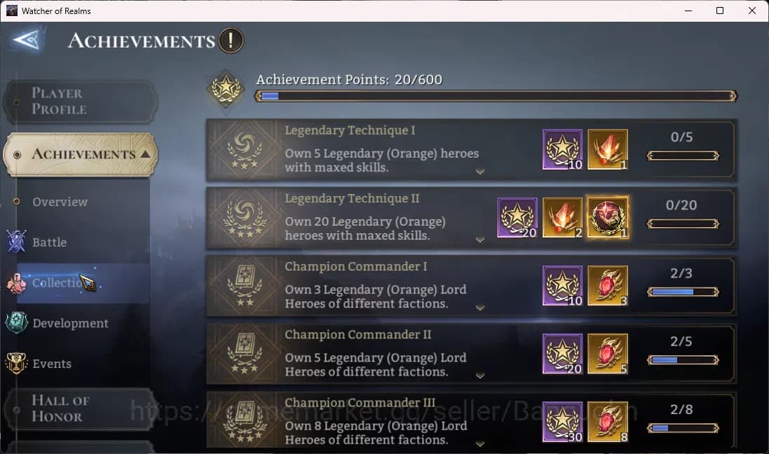 Watcher of Realms Accounts Starter Global 60xx|Power 450k|2 Lord(Venoma,Torod image 7