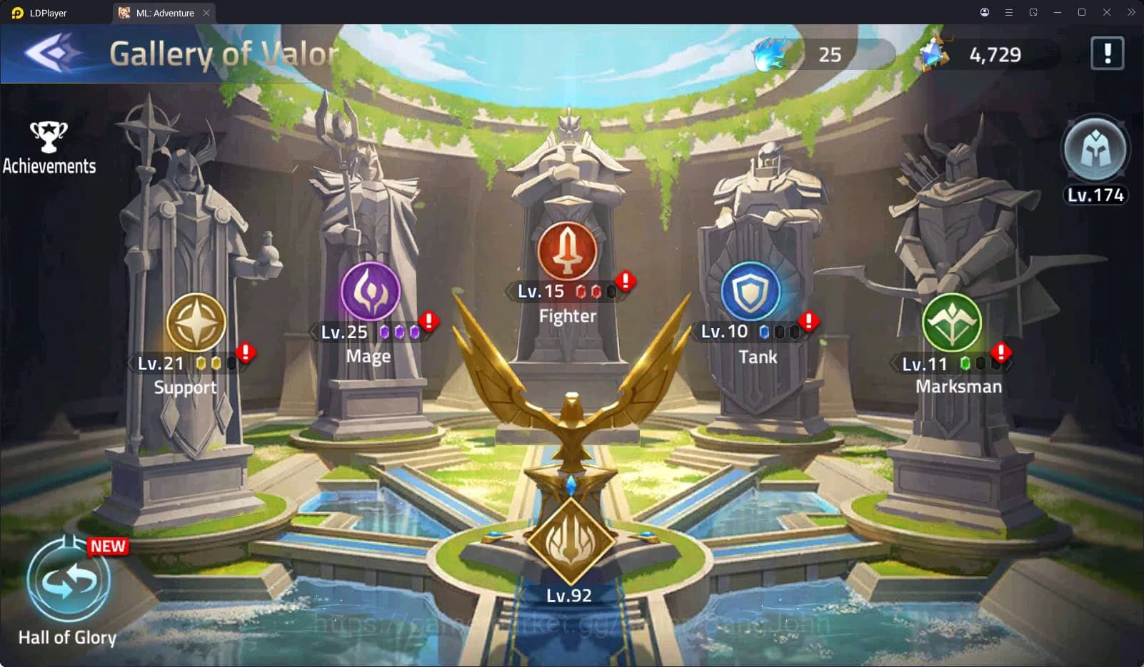 Mobile Legends: Adventure Accounts SERVER 70680 | LVL 110 | 49M POWER | 11 AWAKEN | 1 image 2