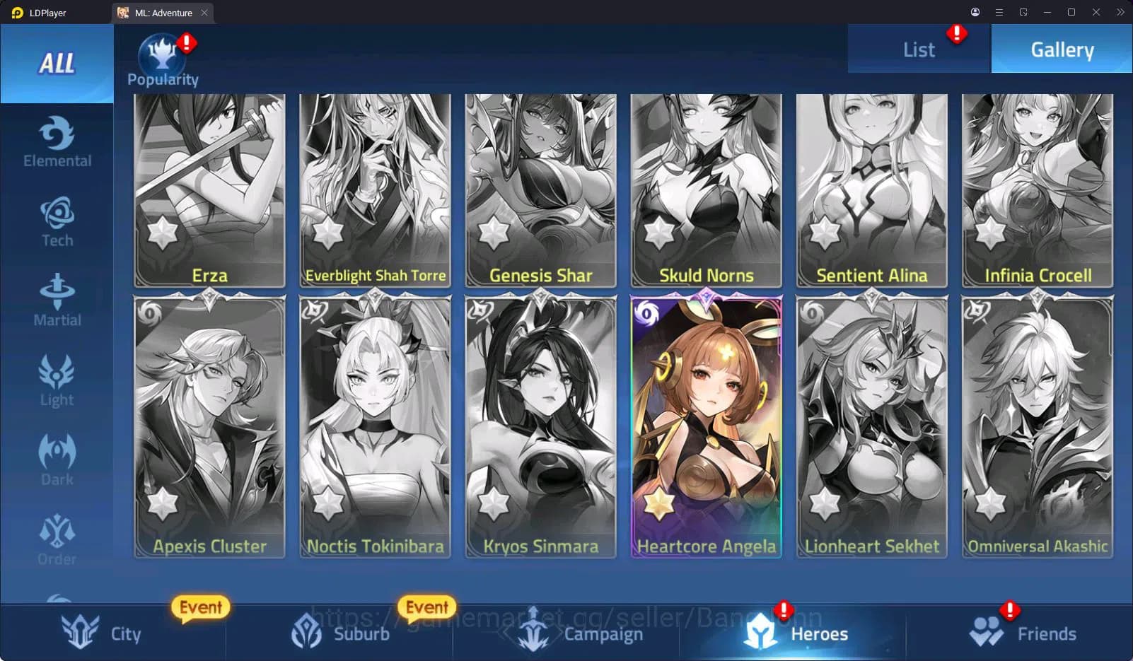 Mobile Legends: Adventure Accounts SERVER 70680 | LVL 110 | 49M POWER | 11 AWAKEN | 1 image 8