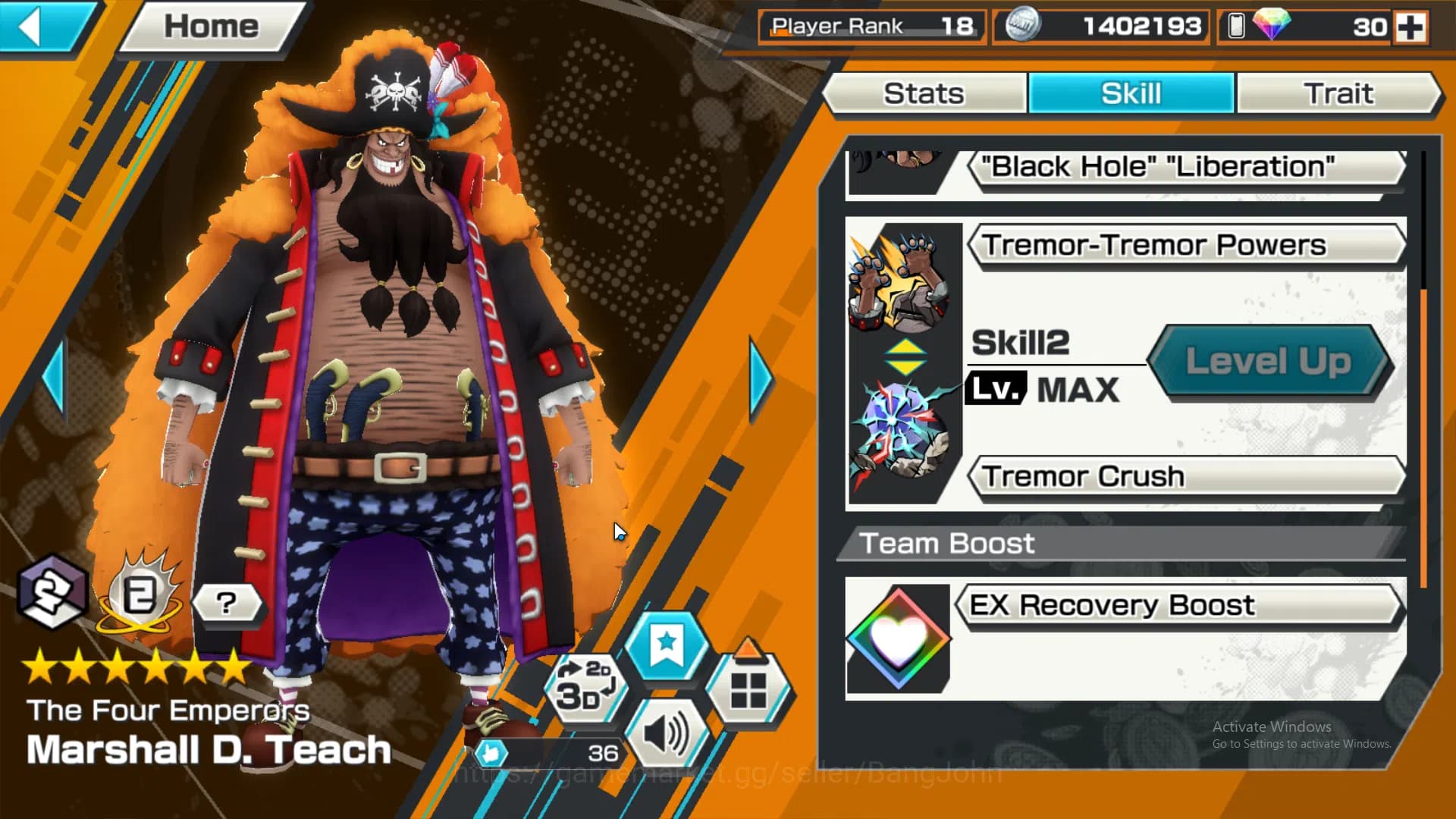 One Piece Bounty Rush Accounts GLOBAL |5 ex, kid n law onighasima, ST saturn, fou image 10