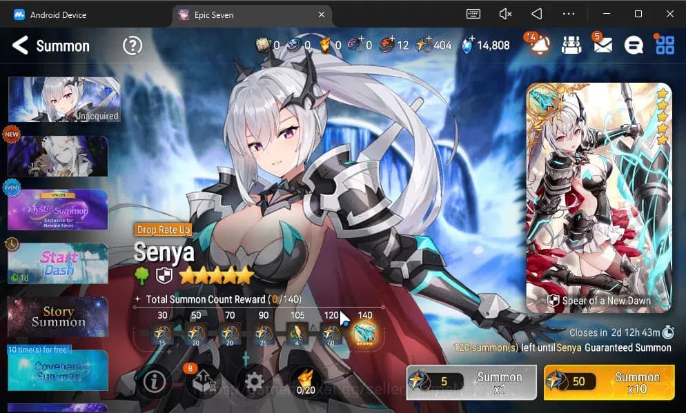 Epic Seven Accounts GLOBAL UNVERIF|9 ML(Salome,BArunka,LOT Scales,NM L image 14