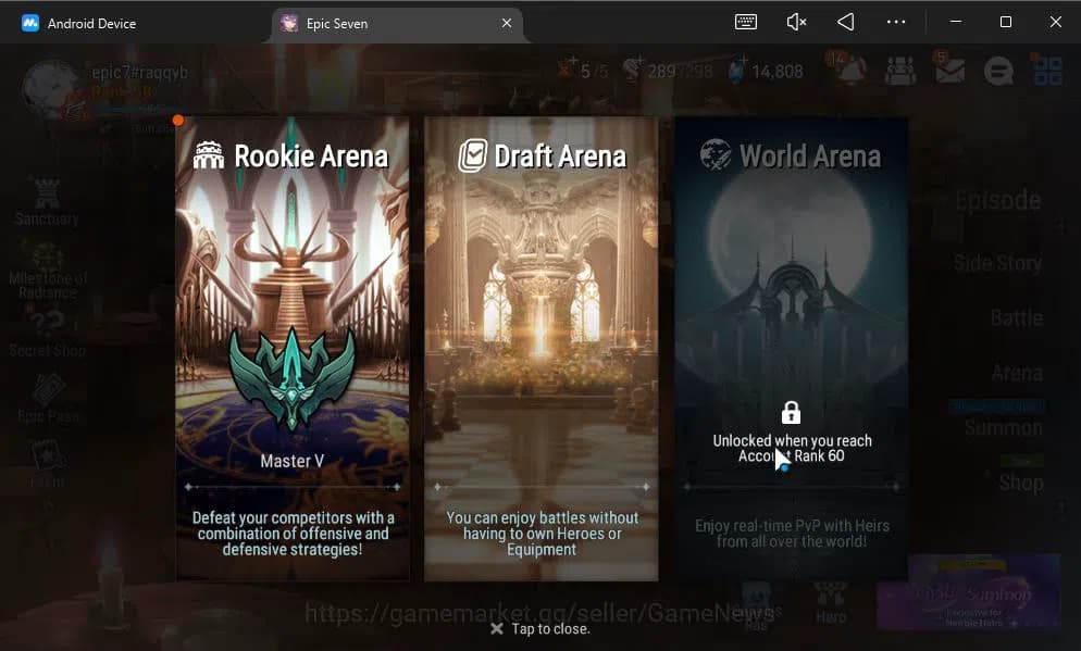 Epic Seven Accounts GLOBAL UNVERIF|9 ML(Salome,BArunka,LOT Scales,NM L image 15