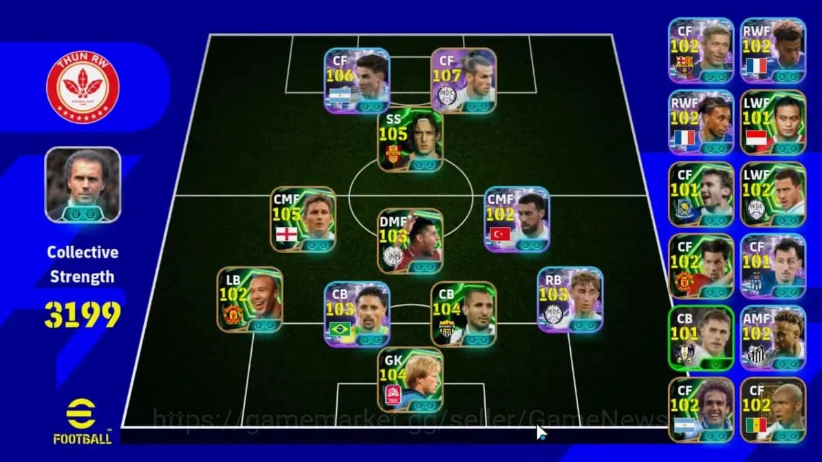 eFootball Accounts Mobile|PES 2026|Gareth Bale(Collab Naruto),Julian image 1