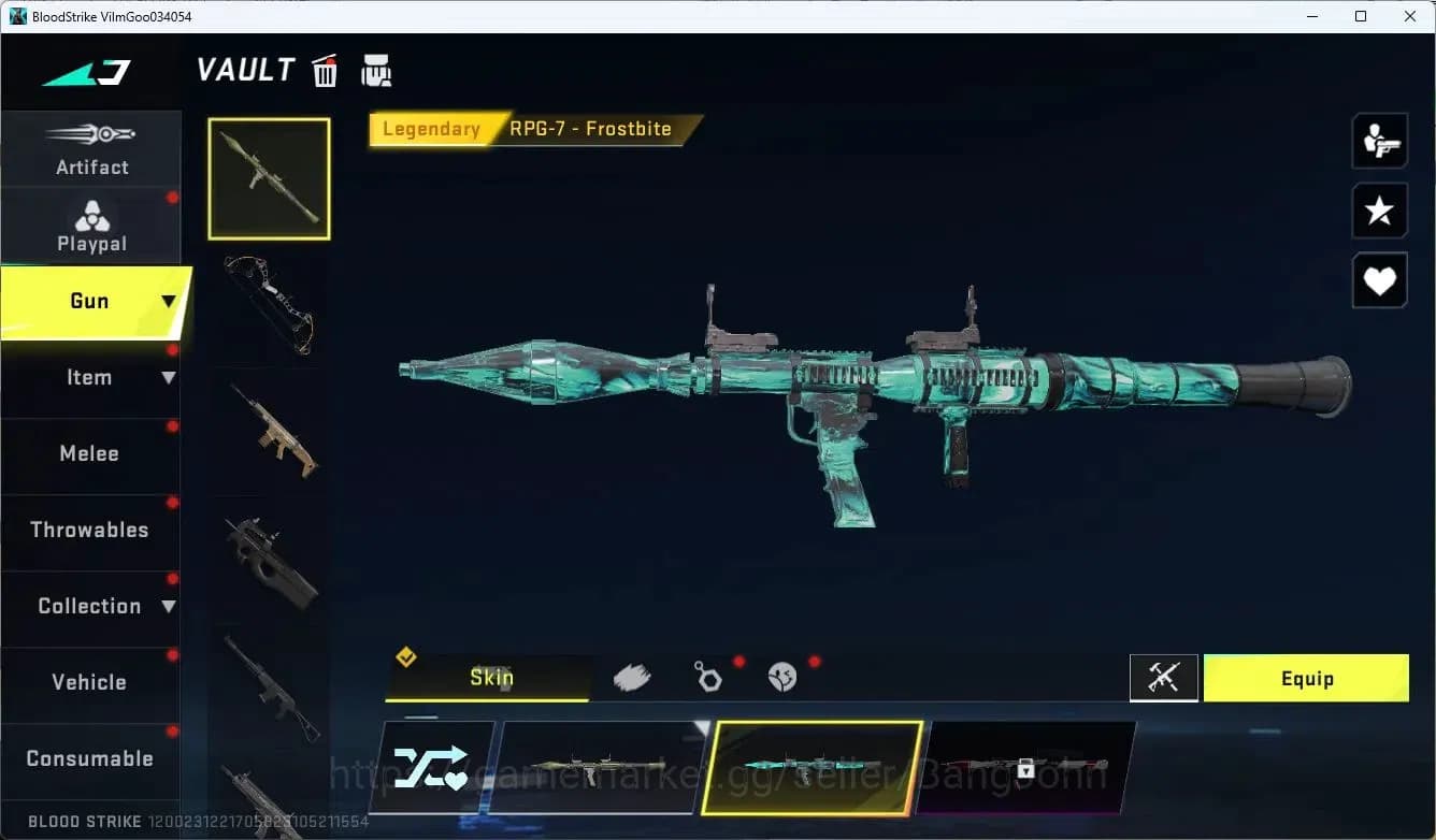 Blood Strike Accounts ASIA | Legendary RPG-7 Frostbite | Ultra ETHAN Rai image 3