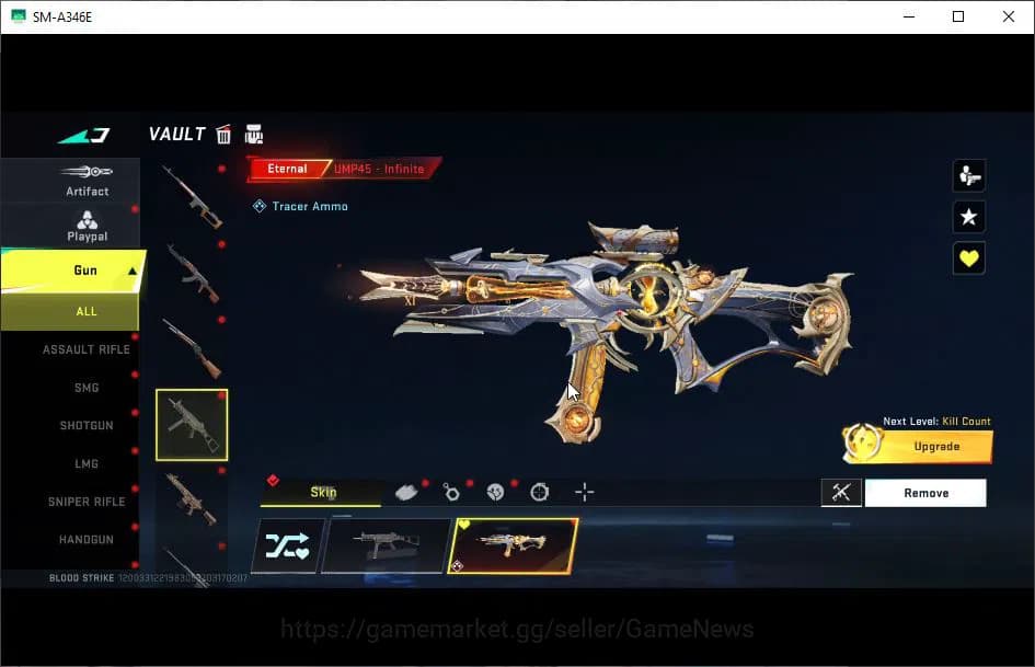 Blood Strike Accounts ASIA|1 EVO ZENPAKUTO-Zangetsu+1 ETERNAL Lv3 UMP45, image 4