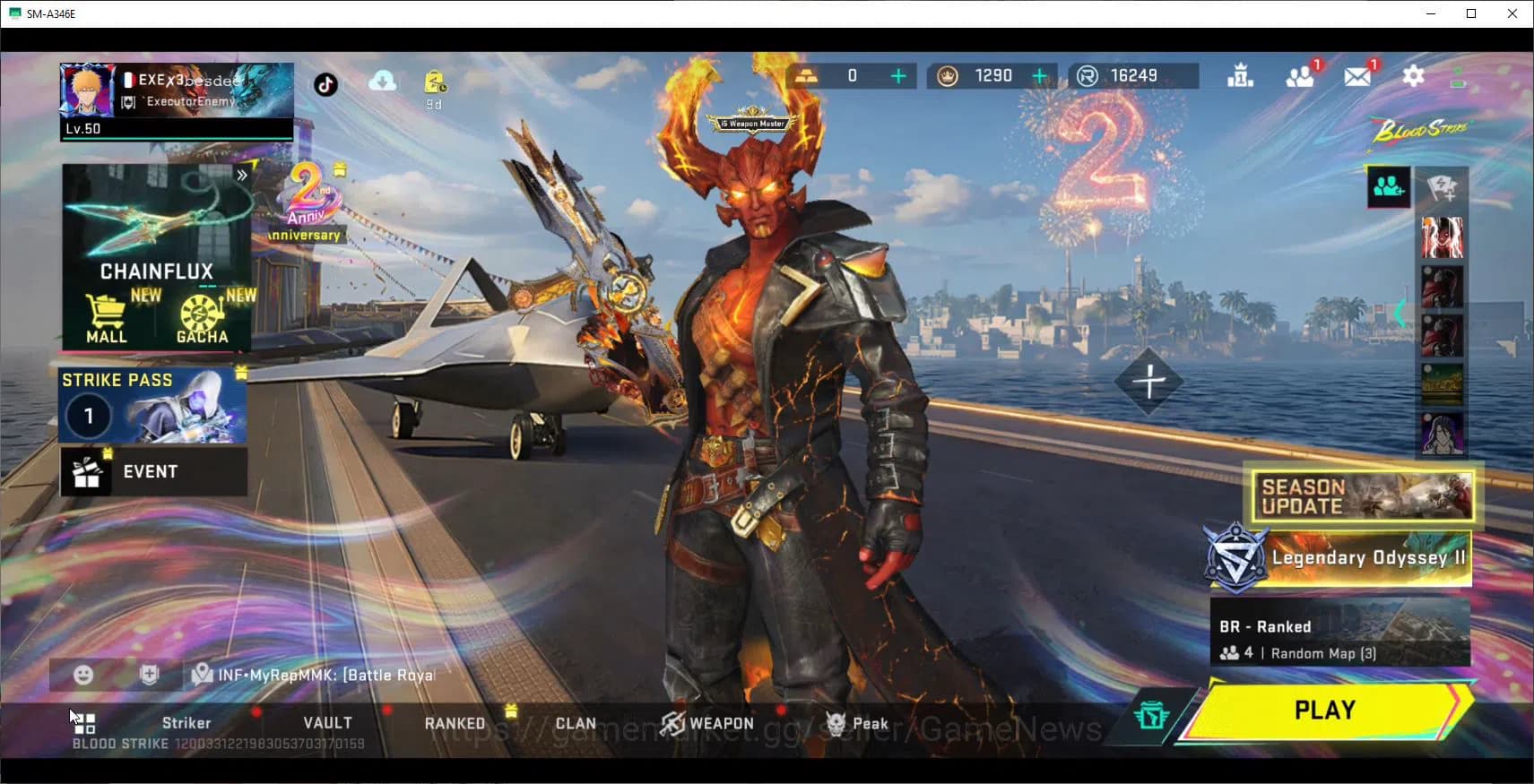 Blood Strike Accounts ASIA|1 EVO ZENPAKUTO-Zangetsu+1 ETERNAL Lv3 UMP45, image 6