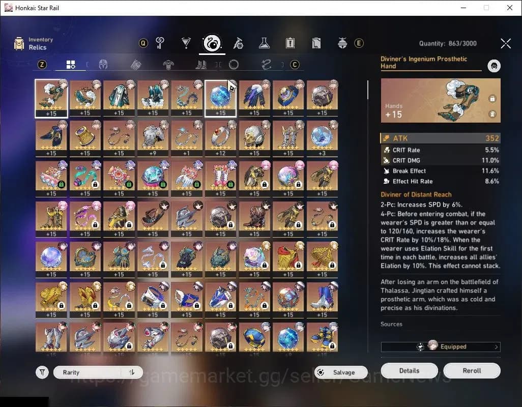 Honkai Star Rail Accounts Asia|TL 58|Free GI|21 Limited|[Kafka E1,Acheron,Ra image 9