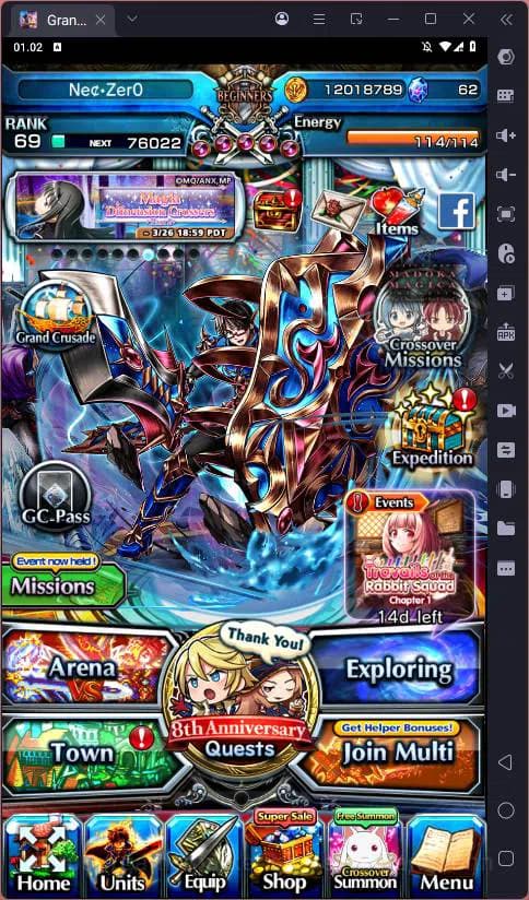 Grand Summoners Accounts Global |Ascend 19| Islid TW, Touma TW, Accelerator image 1