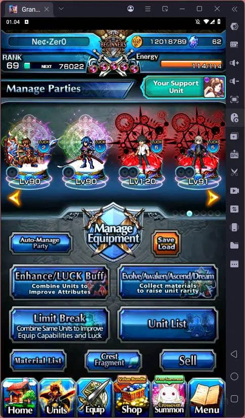 Grand Summoners Accounts Global |Ascend 19| Islid TW, Touma TW, Accelerator image 8