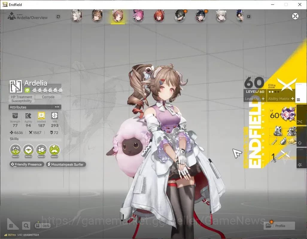 Arknights: Endfield Accounts ASIA|Lv25|4 SSR(2Limited)+3(*6WEP)|[Zhuang FangYi, image 5