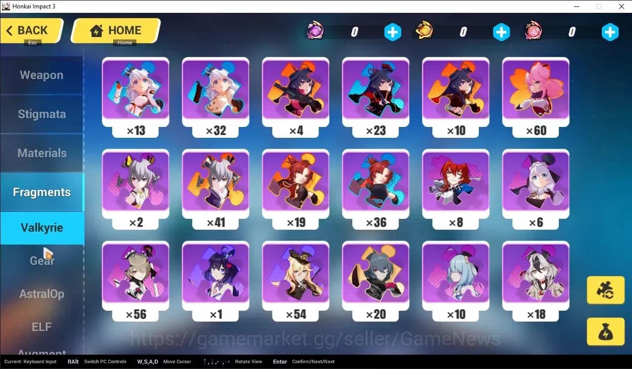 Honkai Impact 3rd Accounts SEA Lvl 25|Starter|1 Full Set (Raiden Mei Xentinel image 10