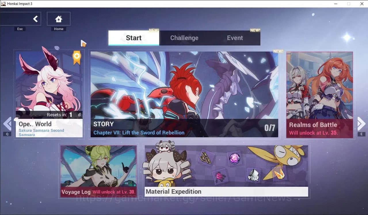 Honkai Impact 3rd Accounts SEA Lvl 25|Starter|1 Full Set (Raiden Mei Xentinel image 11