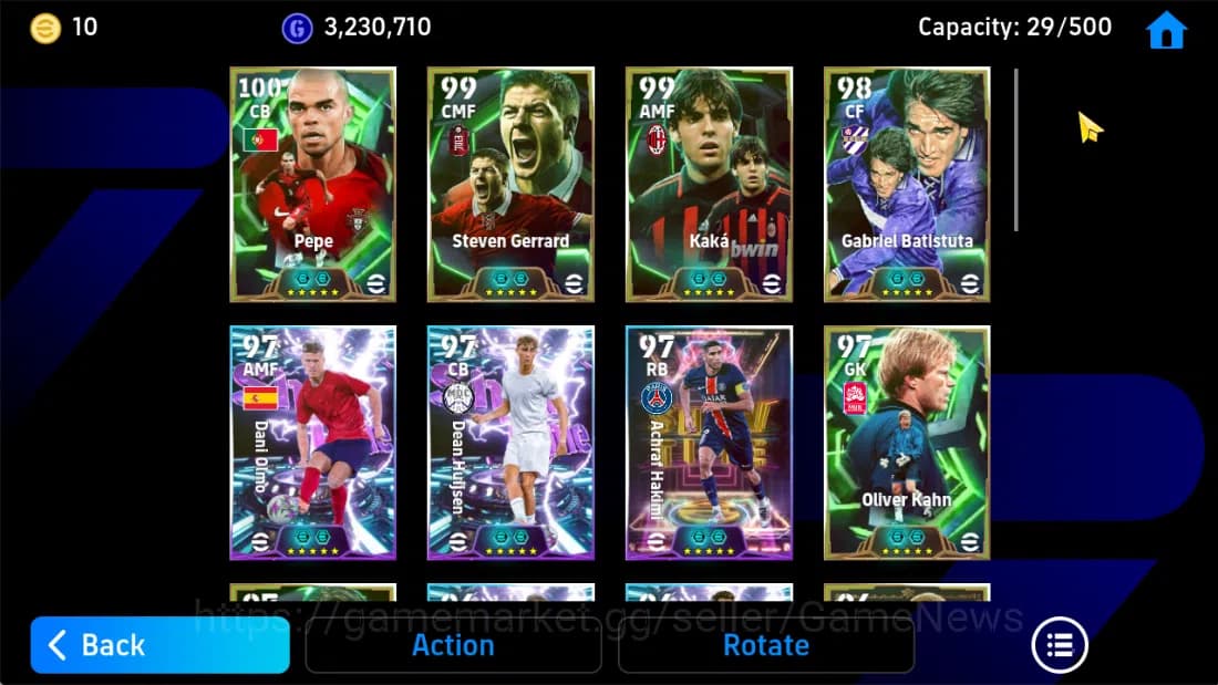 eFootball Accounts Mobile|Pepe(Long-Reach Tackle),Kaka(Momentum Dribb image 5